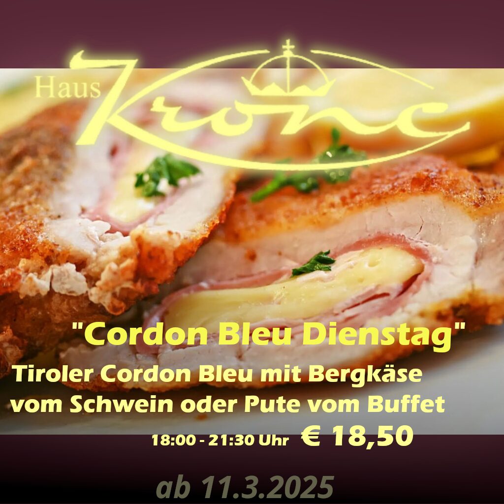 Cordon Bleu Dienstag